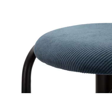 Stołek Barowy DESTINY NAVY 41X61-83 cm